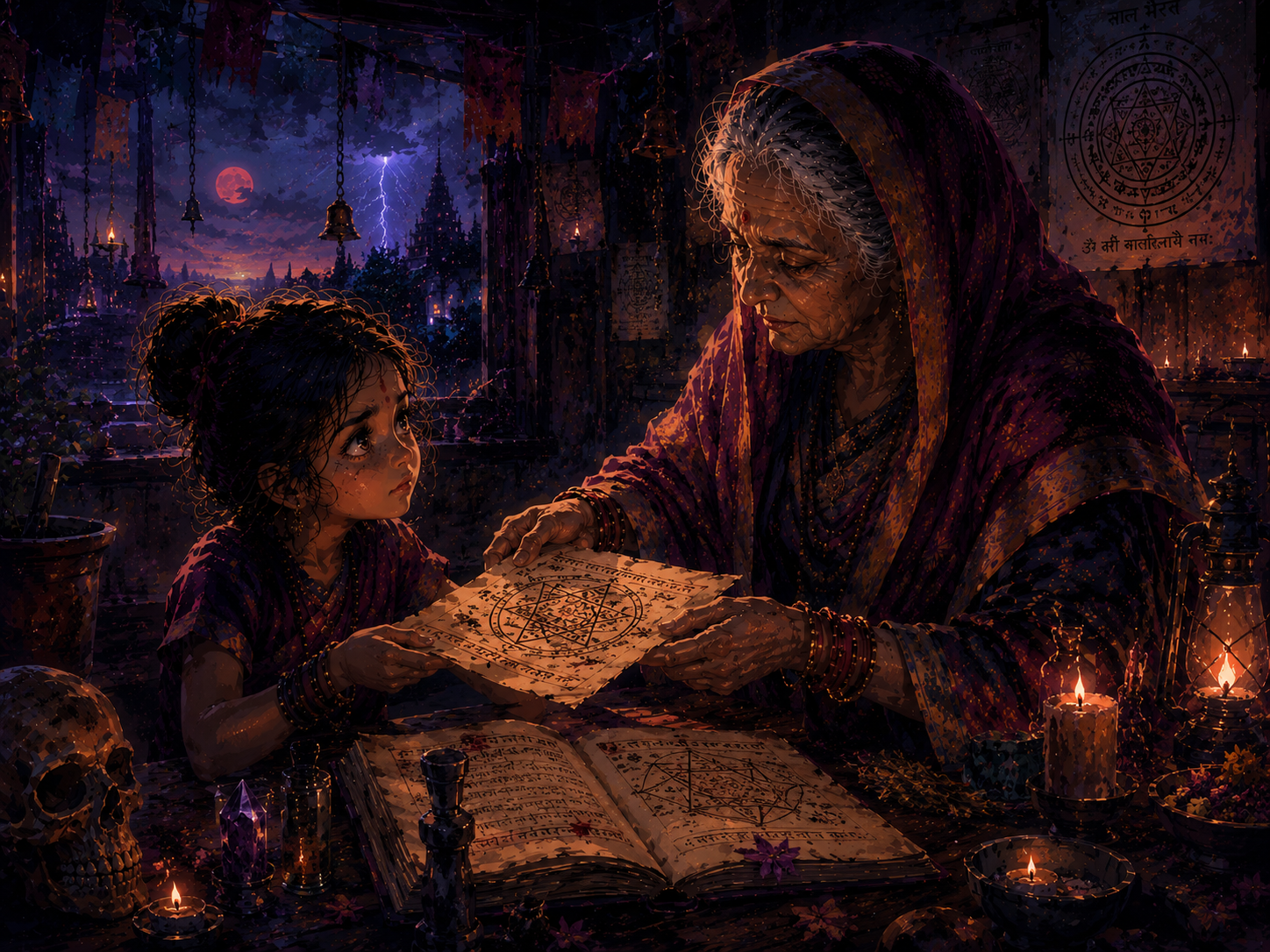 2004 - Experienced exorcism
Kept learning tantra from grandmother